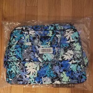 Vera Bradley Blue and Green Floral Travel Bag